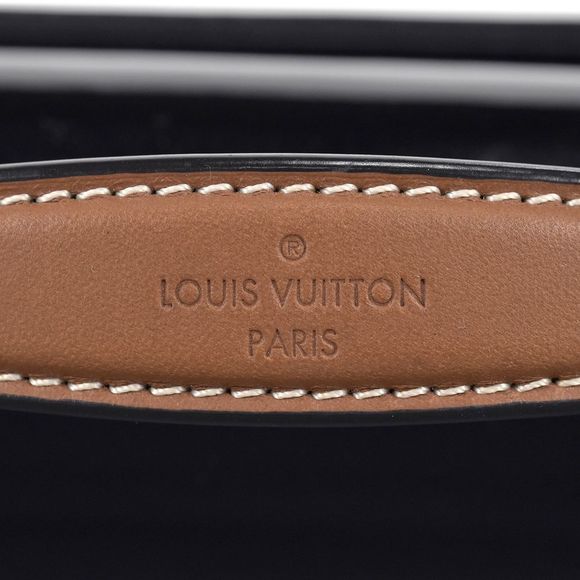 Louis Vuitton Cherry Wood BB Enamel Monogram Brown Noir Black Shoulder Bag - Picture 10 of 11